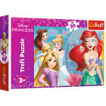 M&auml;nguala | PC | Konsoolid | Tarvikud // Harivad m&auml;nguasjad | Interaktiivsed | Loomingulised | Kunstilised // Puzzle - 30 - Piękny dzień księżniczek - Disney Princess - Trefl 18308