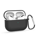 Back panel cover Tech-Protect  Maciņ&scaron; austiņām Tech-Protect Apple AirPods Pro 1 / 2 Icon Hook Case Black 9490713927502 (9490713927502)