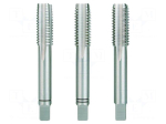 Tools set: taps | aluminium,steel,plastic | Holder: square,hand