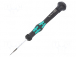 Screwdriver | slot | precision | 0,8x0,16mm | Series: Kraftform Micro