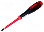 Screwdriver | insulated | Phillips | PH1 | Blade length: 80mm | 1kVAC
