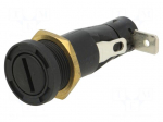 Fuse holder | cylindrical fuses | 6,3x32mm | 16A | 250V | -20&divide;85&deg;C