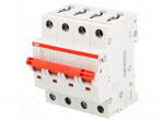 Switch-disconnector | Poles: 4 | DIN | 63A | 400VAC | SD200 | IP20