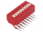 Switch: DIP-SWITCH | Poles number: 8 | OFF-ON | 0.025A/25VDC | Pos: 2