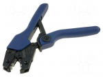 Tool: for crimping colaxial / RF connectors
