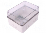 Enclosure: junction box | X: 109mm | Y: 149mm | Z: 54mm | ABS | IP55