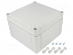 Enclosure: multipurpose | X: 200mm | Y: 200mm | Z: 132mm | FPC | IP66,IP67