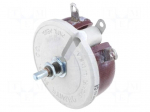 Potentiometer: shaft | single turn | 1&Omega; | 100W | 6.35mm | wirewound