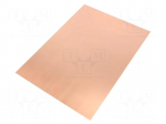 Laminate | FR4 | 0.8mm | L: 297mm | W: 210mm | Coating: copper