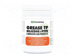 Grease | paste | Ingredients: PTFE,silicone | plastic container