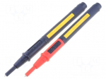 Test probe | 10A | 1kV | red and black | Socket size: 4mm