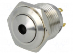 Switch: vandal resistant | Pos: 2 | SPST-NO | 2A/36VDC | IP65 | OFF-(ON)
