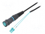 Connector: fiber optic | patchcord | PIN: 2 | multi mode duplex (MM)