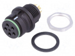Socket | Connector: circular | 720 | female | PIN: 5 | unshielded | latch