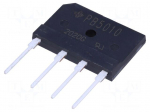Single-phase bridge rectifier | Urmax: 1kV | If: 45A | Ifsm: 450A | PB
