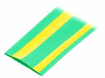 Heat shrink sleeve | thin walled | 3: 1 | 24mm | L: 30m | yellow-green