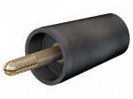 Laboratory connector: 4mm banana | adapter | 32A | black | 42mm