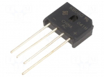 Bridge rectifier: single-phase | Urmax: 400V | If: 8A | Ifsm: 300A