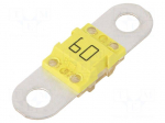 Fuse: fuse | 60A | 32VDC | automotive | 16x12x8mm | M5 screw | BF1 | copper