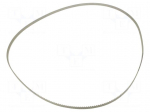 Timing belt | T5 | W: 10mm | H: 2.2mm | Lw: 1440mm | Tooth height: 1.2mm