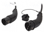 EMobility: cable | 1x0.5mm2,3x6mm2 | 250VAC | 7.2kW | IP44 | 5m | 32A