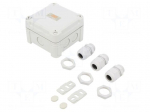 Enclosure: junction box | X: 95mm | Y: 95mm | Z: 60mm | polycarbonate