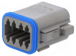 Connector: wire-wire | plug | female | PX0 | PIN: 8 | IP68 | for cable