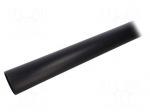 Heat shrink sleeve | glued | 30mm | L: 1m | black | Temp: -55&divide;110&deg;C | MA47