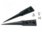 Tip | ESD | Type of tweezers: straight | 2pcs.