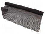 Bench mat | Width: 0.6m | L: 1.2m | foam,PVC | black | antislip | GripSafe