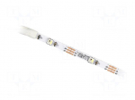 Programmable LED tape | RGBW | 3535 | LED/m: 30 | 5mm | white PCB | IP20
