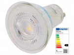 LED lamp | neutral white | GU10 | 230VAC | 230lm | P: 2.7W | 36&deg; | 4000K