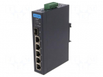Switch Ethernet | unmanaged | Number of ports: 6 | 48VDC | RJ45,SFP