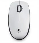 Logitech | B100 | Portable Optical Mouse | White