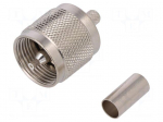 Connector: UHF (PL-259) | plug | male | straight | RG223,RG400 | 50&Omega;