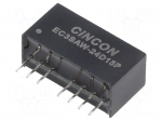 Converter: DC/DC | 3W | Uin: 9&divide;36VDC | Uout: 15VDC | Uout2: -15VDC | SIP8
