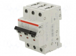 Circuit breaker | 230/400VAC | Inom: 20A | Poles: 3 | Charact: C | 6kA