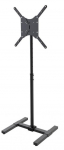 NEWSTAR FLAT SCREEN FLOOR STAND (HEIGHT: 75-124 CM) 10-55" BLACK