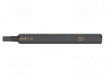 Screwdriver bit | inch,Hex Plus key | HEX 1/8" | Kind: impact