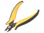 Pliers | cutting,miniature,curved | 138mm | with small chamfer