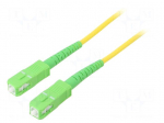 Fiber patch cord | OS2 | SC/APC,both sides | 3m | 9/125um | LSZH | green