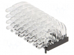 Fiber for LED | &Oslash;3mm | No.of mod: 32 | round | Front: convex