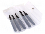 Tweezers-set | ESD | 5pcs.