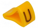Markers | Marking: U | 3&divide;6.5mm | H: 9mm | A: 7mm | -30&divide;100&deg;C | leaded | L: 5mm