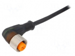 Cable: for sensors/automation | M12 | PIN: 3 | straight | 10m | plug