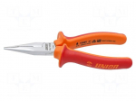 Pliers | side,cutting,half-rounded nose | 160mm | 506/1VDEBI