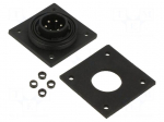 Connector: circular | socket | male | PIN: 6 | 5A | 250V | IP68 | UL94V-0