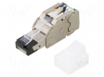 Connector: RJ45 | plug | PIN: 4 | Cat: 5e | shielded | 8p4c | 22AWG
