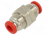 Push-in fitting | bulkhead,straight,inline splice | -0.99&divide;20bar
