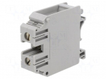Splice terminal: rail | 800V | screw terminal | grey | polyamide